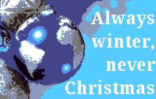 Always Winter, Never Christmas — écran titre