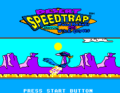 Desert Speedtrap Starring Road Runner And Wile E. Coyote — écran titre