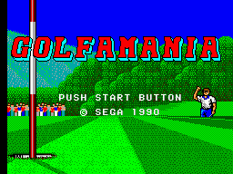 Golfamania — écran titre