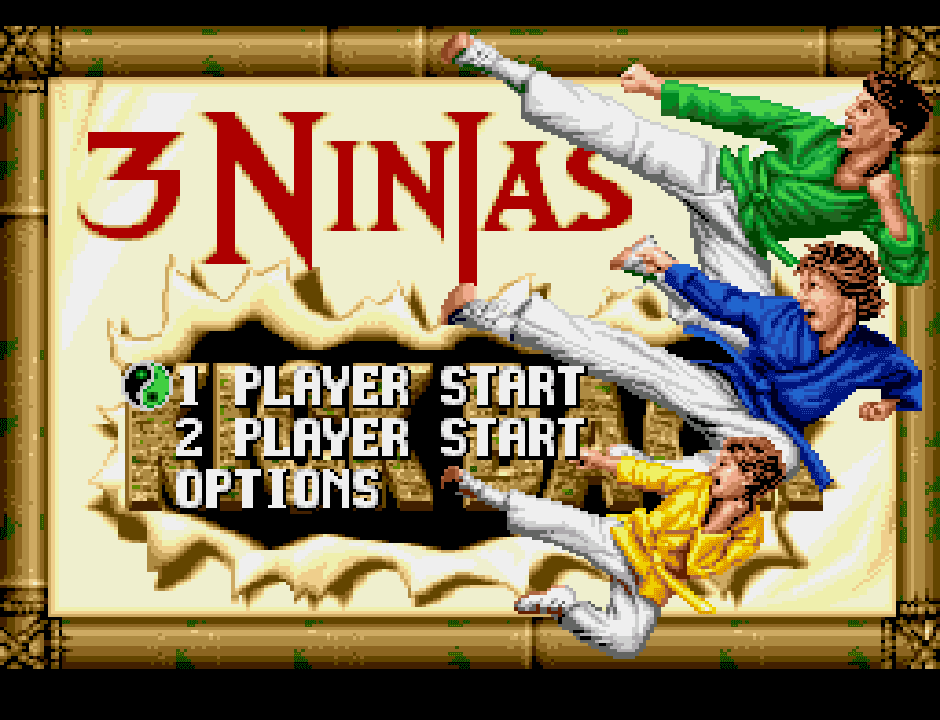 3 Ninjas Kick Back — écran titre