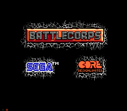 Battlecorps — écran titre