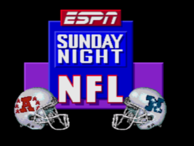 Espn Sunday Night Nfl — écran titre