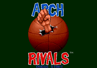 Arch Rivals - The Arcade Game — écran titre