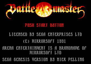 Battlemaster — écran titre