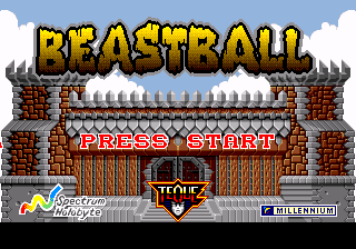 Beastball — écran titre