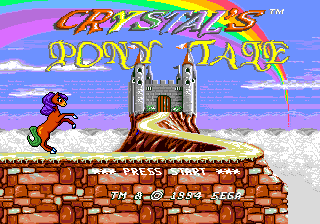 Crystal's Pony Tale — écran titre