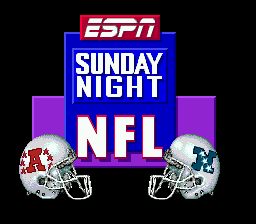 Espn Sunday Night Nfl — écran titre