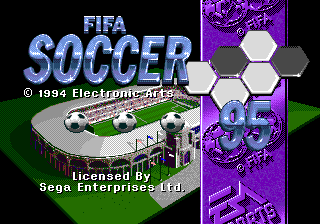 Fifa Soccer 95 — écran titre