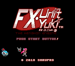 FX Unit Yuki : The Henshin Engine — écran titre