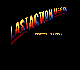Last Action Hero — écran titre