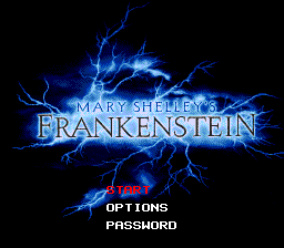 Mary Shelley's Frankenstein — écran titre