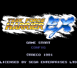 Task Force Harrier Ex — écran titre
