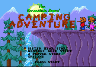 Berenstain Bears' Camping Adventure, The — écran titre