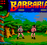 Barbarian - The Ultimate Warrior — screenshot