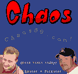 Chaos 89 — écran titre