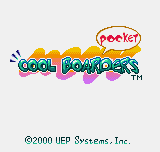 Cool Boarders Pocket — écran titre
