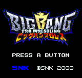 Big Bang Pro Wrestling — écran titre