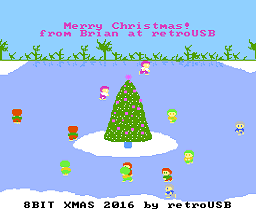 8-BIT XMAS 2016 — écran titre