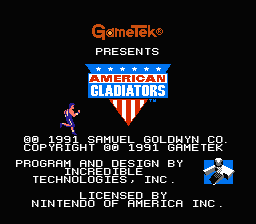 American Gladiators — écran titre