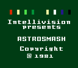 Astrosmash — écran titre