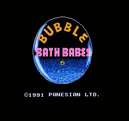 Bubble Bath Babes — écran titre
