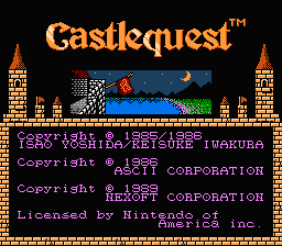 Castlequest — écran titre