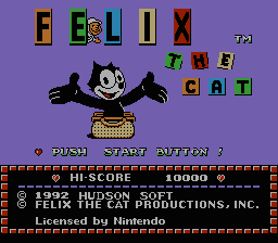 Felix The Cat — écran titre