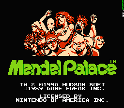 Mendel Palace — écran titre