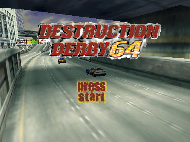 Destruction Derby 64 — écran titre
