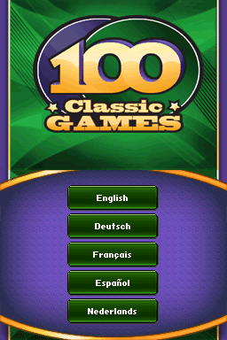100 Classic Games — écran titre