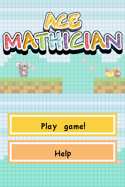 Ace Mathician — écran titre