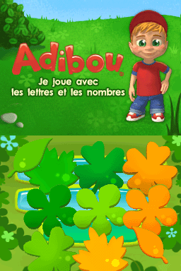 Adibou - Je Joue Avec Les Lettres Et Les Nombres — écran titre