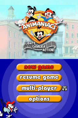Animaniacs - Lights Camera Action ! — écran titre
