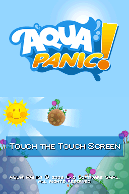 Aqua Panic! — écran titre