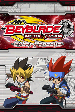 Beyblade Metal Fusion - Cyber Pegasus — écran titre