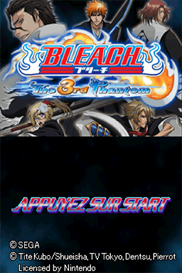 Bleach - The 3rd Phantom — écran titre