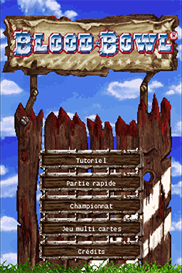 Blood Bowl — écran titre