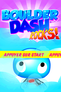 Boulder Dash Rocks — écran titre
