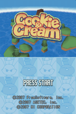 Cookie And Cream — écran titre