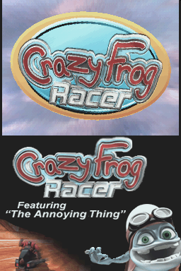 Crazy Frog Racer — écran titre
