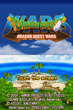 Dragon Quest Wars — écran titre