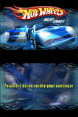 Hot Wheels - Beat That ! — écran titre