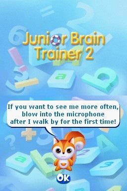 Junior Brain Trainer 2 — écran titre