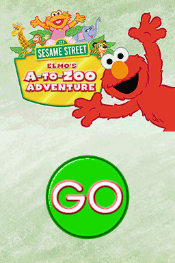 Sesame Street - Elmo's A-to-zoo Adventure — écran titre
