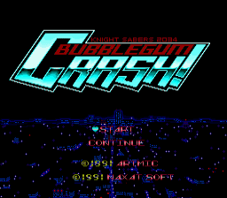 Bubblegum Crash! - Knight Sabers 2034 — écran titre