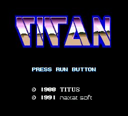 Titan — écran titre