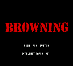 Browning — écran titre