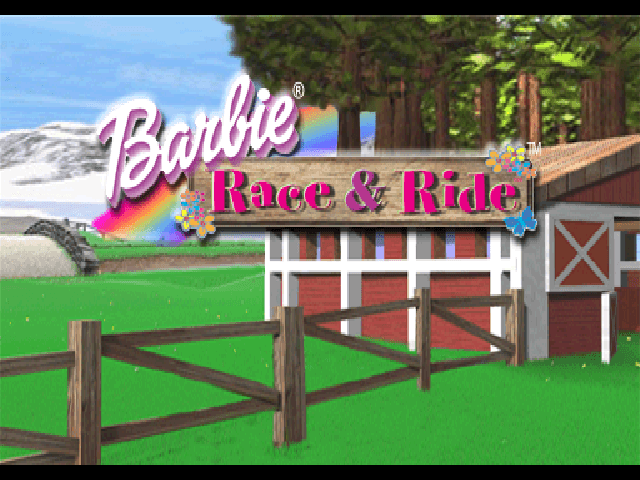 Barbie Aventure Equestre — écran titre