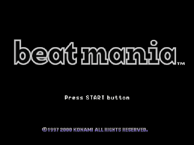 Beat Mania — écran titre