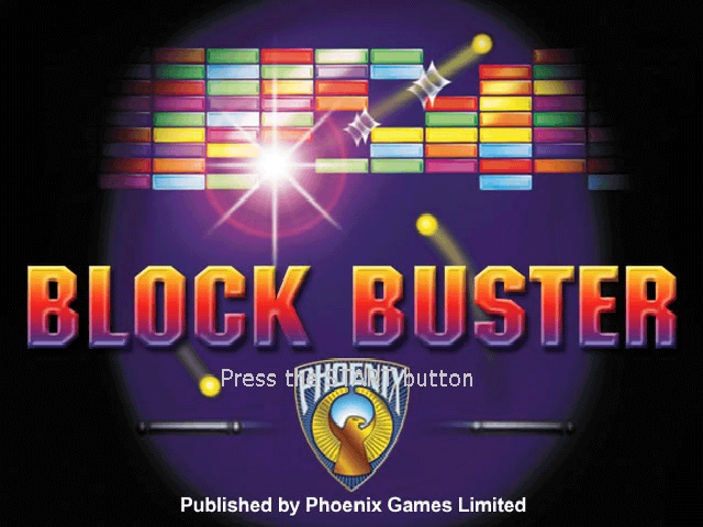 Block Buster — écran titre
